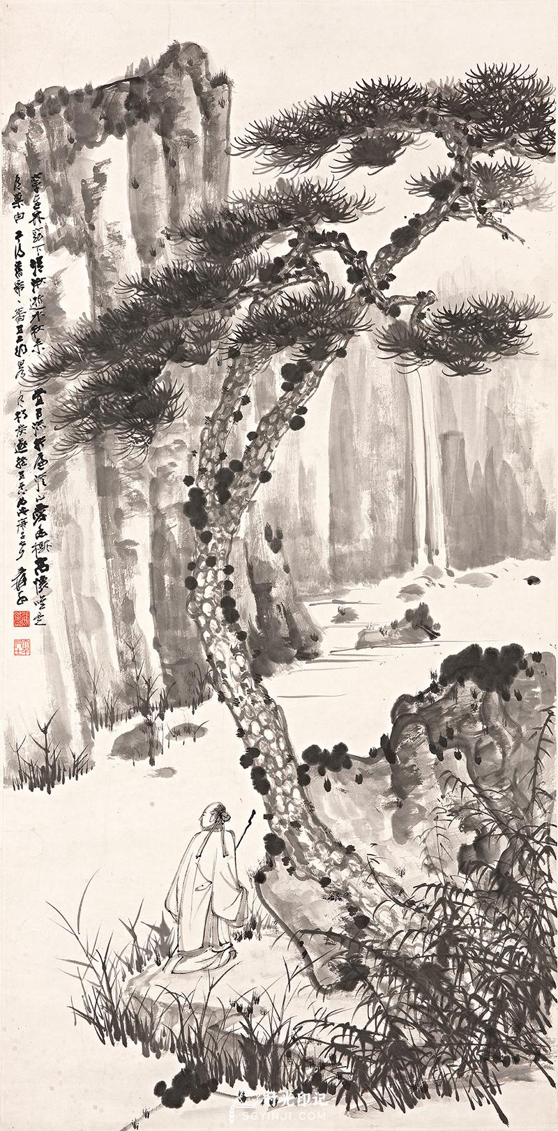 张大千-策丈高士.jpg