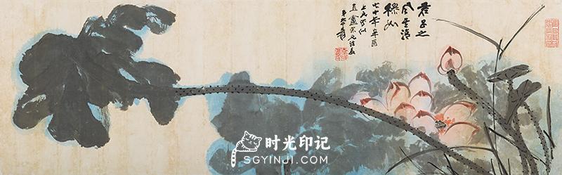 张大千-荷花(35X112.jpg