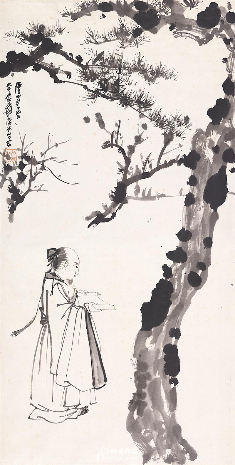 张大千-松下读书图-691x1364.jpg
