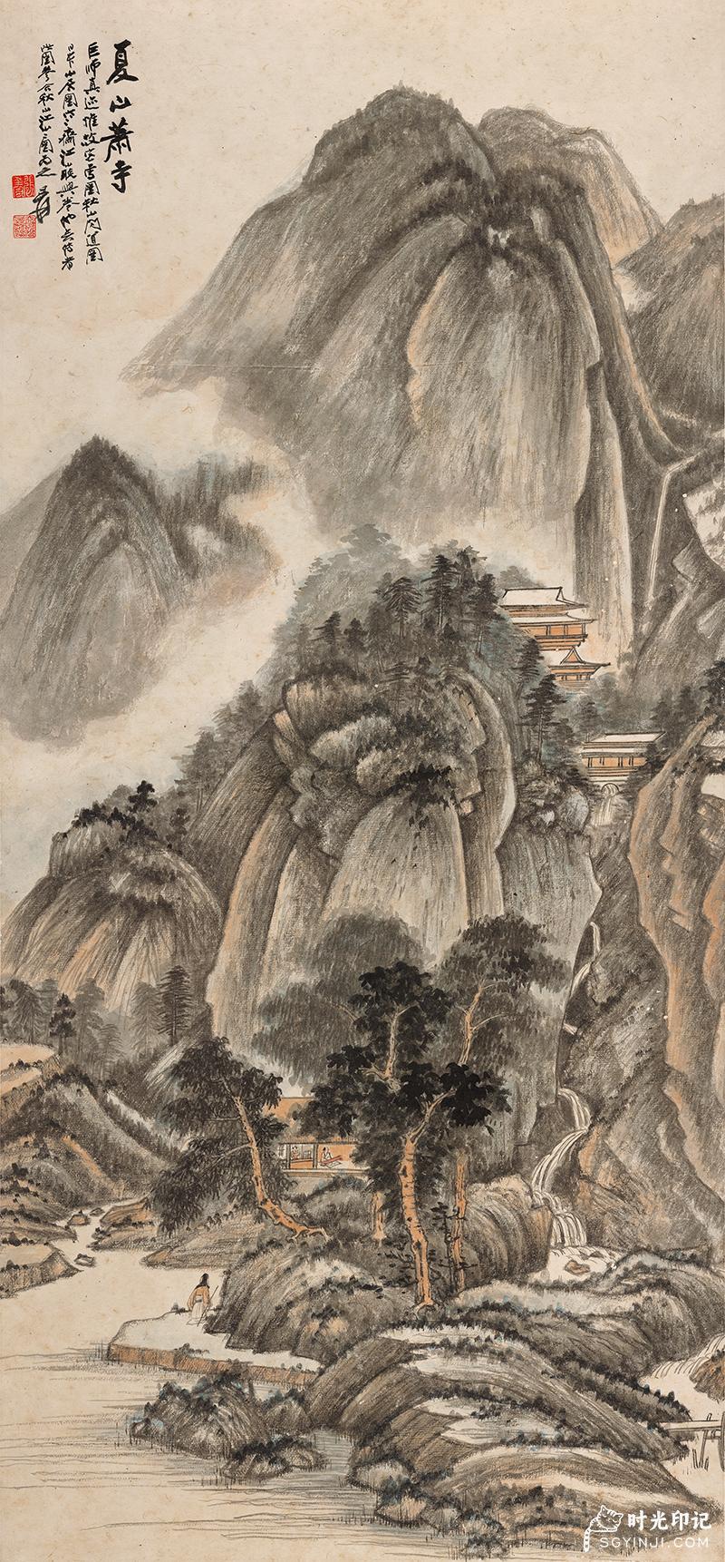 张大千-夏山萧寺.jpg