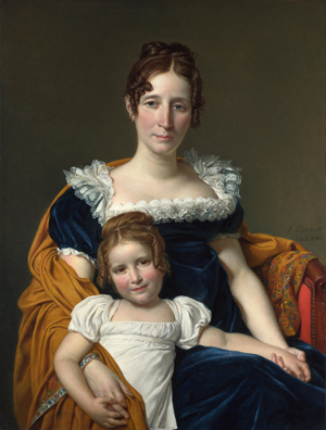 维兰伯爵夫人和她的女儿肖像