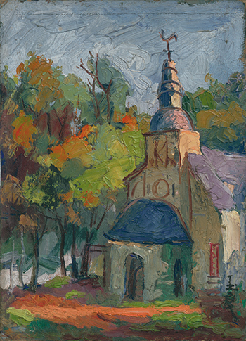 秋天的教堂